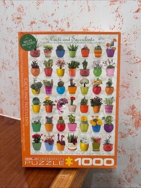 Eurographics Cacti & Succulents - 1000 Piece Puzzle
